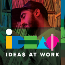 "ideas at work" with UC Davis employees in lab, library and clinical settings